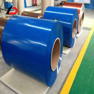 PVDF Coating PPGI Steel Coil Ral 5015 kolorowo powlekany aluminiowy spiral