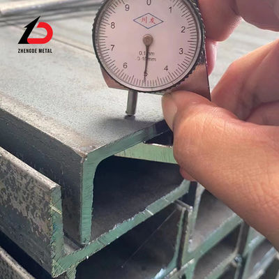 Ciepłowalcowana stal węglowa U Channel S235jr S355jr 16 Gauge Metal U Channel