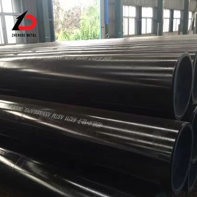 API 5L X42 X52 X56 X6 Sch ASTM A106 A36 A53 DN350 DN400 Spiralnie spawane czarne, łagodne rury ze stali węglowej okrągłe CS ERW Rurociąg olejowy