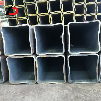 Rurka bezszwowa ze stali węglowej 50*100mm 5mm grubość Czarna bezszwowa półciastowa kwadratowa rurka ze ścięciem Proces kwadratowa sekcja kształt Długość dostosowana