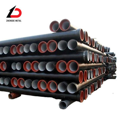 Zindywidualizowany rozmiar ISO2531 Cement Lined Ductile Cast Iron Pipes K9 do wody pitnej