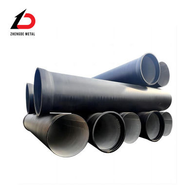Zindywidualizowany rozmiar ISO2531 Cement Lined Ductile Cast Iron Pipes K9 do wody pitnej