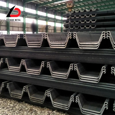                  Hot Selling Cheap Steel Sheet Pile Type 2 Sy295/Sy390 Sheet Pile U Shaped Z Shaped Sheet Pile 10.5mm Steel Sheet Pile Price             