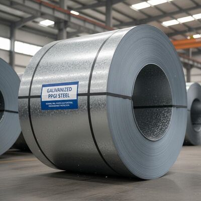 Galvanized PPGI Steel Coil Perfect for Roofing Wall Panels and Automotive Applications Featuring Enhanced Rust Protection