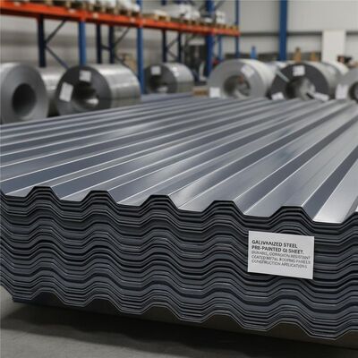 Ocynkowana stal wstępnie malowana blacha GI Trwałe odporne na korozję powlekane metalowe panele dachowe do zastosowań budowlanych