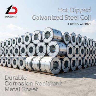 Zero Spangle Galvanized Steel Coil 0,3-2,0 mm 600-1250 mm Uniform Matte Finish dla zastosowań malowania