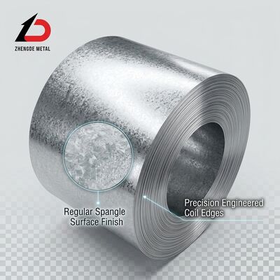 Zero Spangle Chromated Galvanized Steel Coil 0.4-1.0mm for Appliance Panels