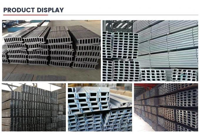 S330 Ss400 Stal konstrukcyjny walcowany na gorąco H 100*55*5*8.5 120*60*5.5*9 Konfigurowalna stal kanałowa Cu 7