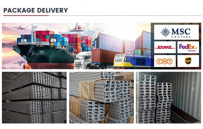Ciepłowalcowana stal węglowa U Channel S235jr S355jr 16 Gauge Metal U Channel 10