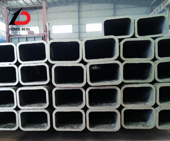 China Factory S235jr Ss400 S235j0 A572 Węglowa stalowa prostokątna bezszwowa rurka Niskowęglowa stalowa bezszwowa rurka Galwanizowana prostokątna rurka do materiałów budowlanych 4