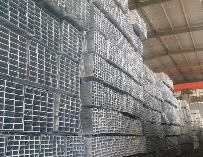 40x40 Shs Gorąco zanurzone Galwanizowane kwadratowe Rury stalowe Rury kwadratowe 5