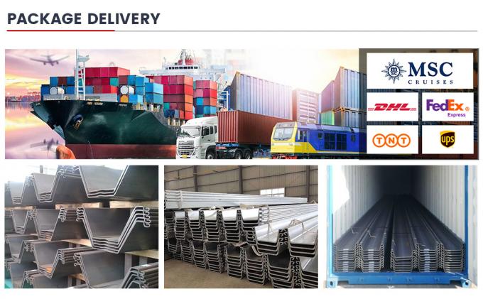 Factory Direct Sales Low Price 400*170 Steel Sheet Pile U Steel Pile Z Steel Sheet Pile L Steel Sheet Pile with Customized Size